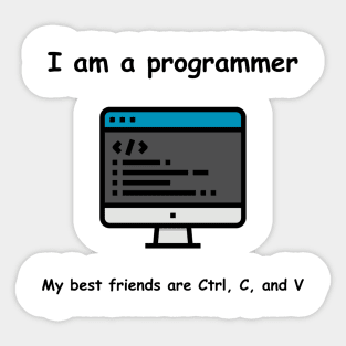 I am a programmer Sticker